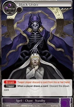 Black Order Card Front