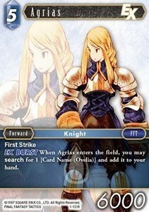 Agrias (1-151) Card Front