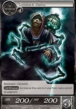 Gimmick Mimic Card Front