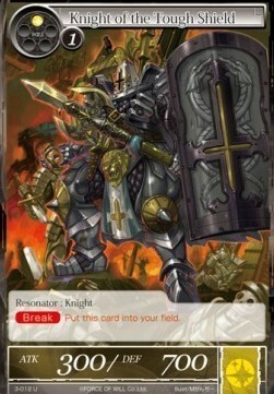 Knight of the Tough Shield Card Front