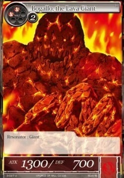 Bogallo, the Lava Giant Card Front