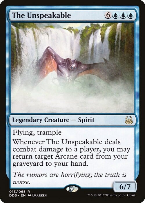 The Unspeakable Card Front