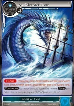 Sea Monster Zone Card Front