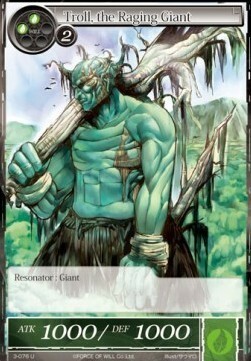 Troll, il Gigante Infuriato Card Front