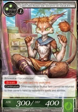 Caith Sith Roun, the Weaver of Miracles Card Front