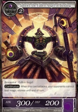 Sahriel, the Fallen Angel of Binding Frente