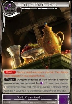 Parting Gift to the Dead Card Front