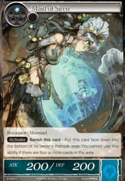 Maid of Siren Card Front