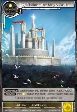 Light Palace, the King's Castle Card Front