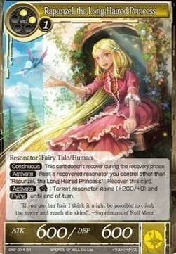 Rapunzel, the Long-Haired Princess Card Front