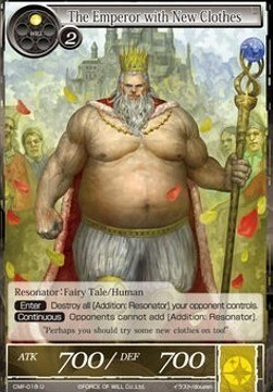 The Emperor with New Clothes Card Front