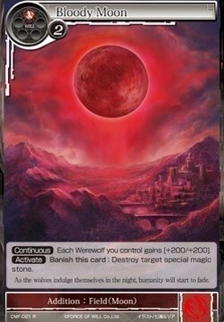 Bloody Moon Card Front