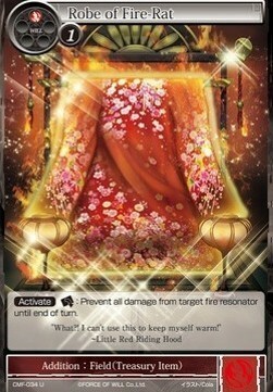 Robe of Fire-Rat Card Front