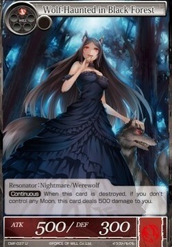 Wolf-Haunted in Black Forest Card Front