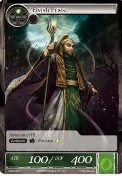 Elvish Priest Card Front