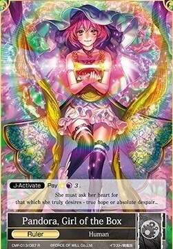 Pandora, Girl of the Box // Pandora of Dark Card Front