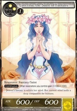 Caterina, the Saint of Fantasy Card Front