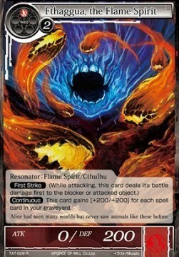 Fthaggua, the Flame Spirit Card Front