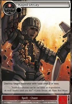 Rapid Decay Card Front