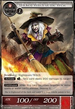 Wicked Witch of the West Card Front