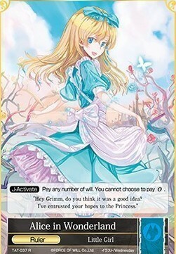 Alice in Wonderland // Alice, the Drifter in the World Card Front