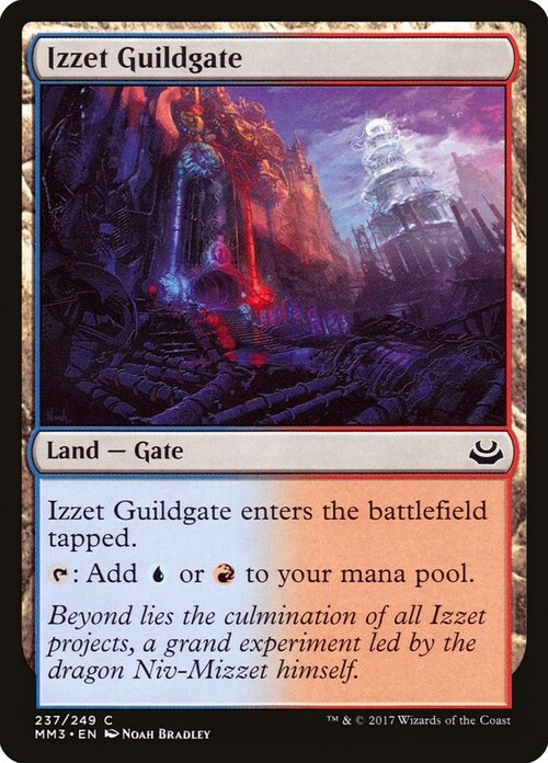 Izzet Guildgate Card Front