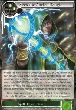 Xeex the Ancient Magic Card Front