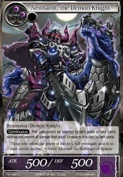 Neithardt, the Demon Knight Card Front