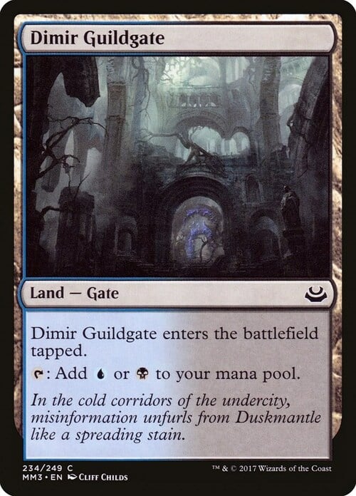 Dimir Guildgate Card Front