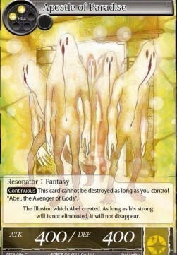 Apostle of Paradise Card Front