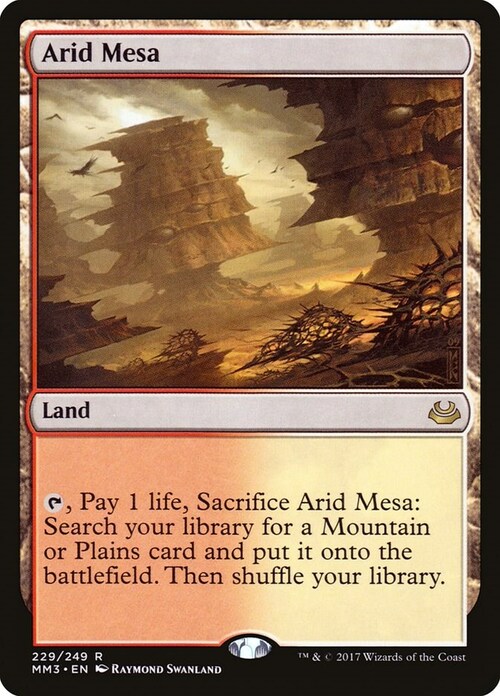 Arid Mesa Card Front