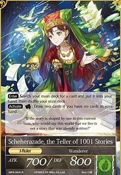 Liberator of Wind // Scheherazade, the Teller of 1001 Stories Card Front