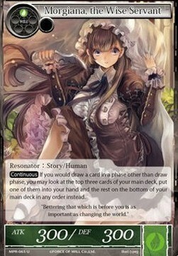 Morgiana, the Wise Servant Card Front