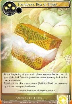 Pandora's Box of Hope Card Front