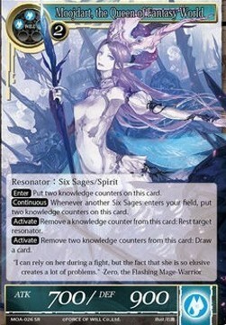 Moojdart, la Regina del Mondo Fantastico Card Front