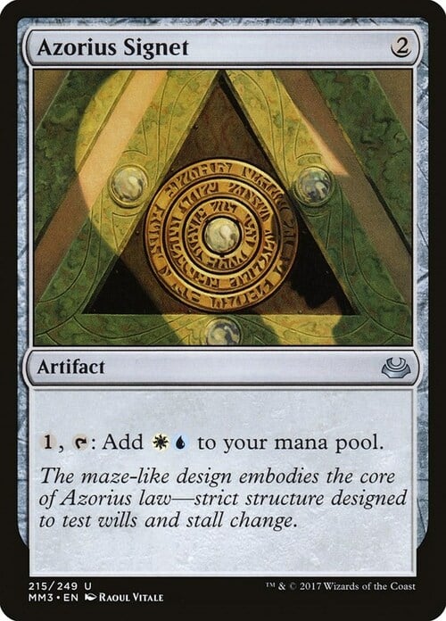 Azorius Signet Card Front
