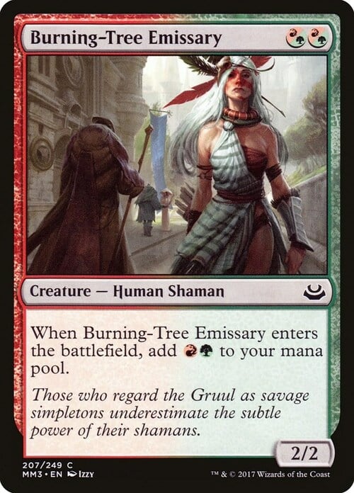 Burning-Tree Emissary Card Front
