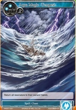 Magia d'Acqua -Tempesta- Card Front