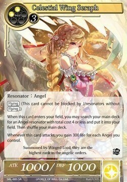 Celestial Wing Seraph Card Front