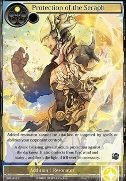 Protection of the Seraph Card Front