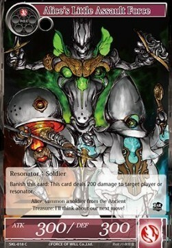 Alice's Little Assault Force Card Front