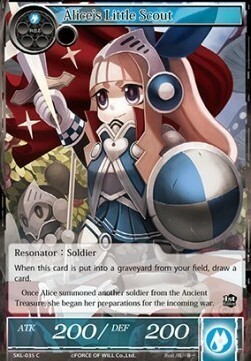 Alice's Little Scout Card Front