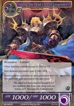 Arthur, the Dead Lord of Vengeance Card Front