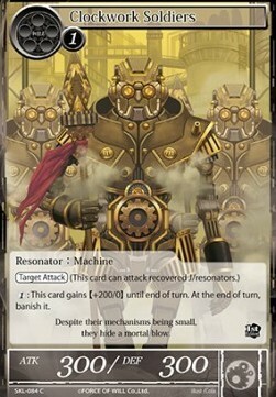 Clockwork Soldiers Card Front
