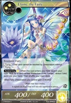 Elaine, the Fairy Card Front