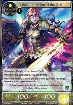Galahad, the Son of the God Card Front
