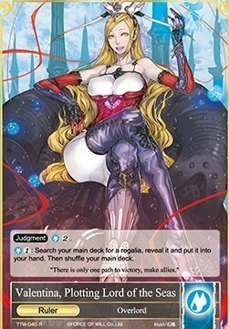 Valentina, Plotting Lord of the Seas // Overlord of the Seven Lands, Valentina Card Front