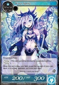 Water Sprite Card Front