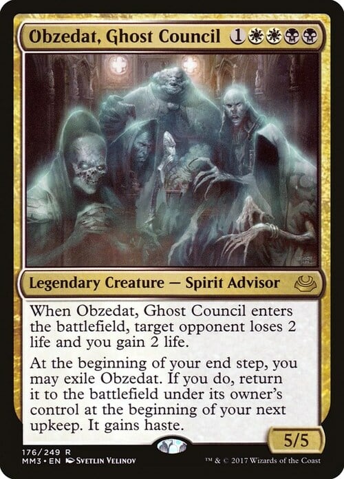 Obzedat, Ghost Council Card Front