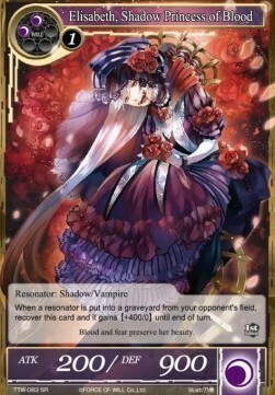 Elisabeth, la Principessa Ombra del Sangue Card Front